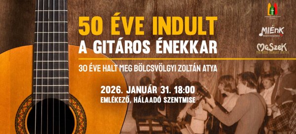 50 éve szólalt meg az első Beat-mise templomunkban