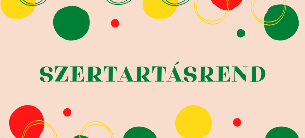 Szertartásrend - 2026.05.17.