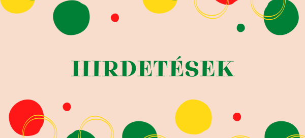 Hirdetések - 2026.08.09.