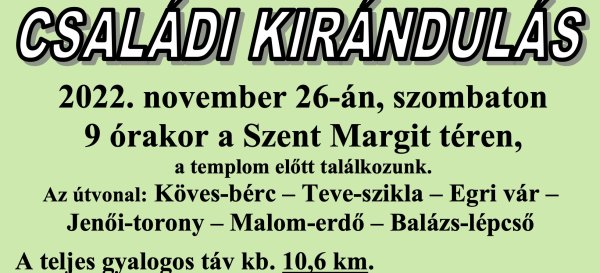 Családi kirándulás 2022. november 26.