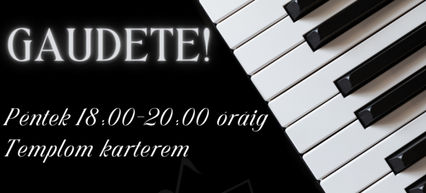 Gaudete! Énekkar megkezdi éves munkáját