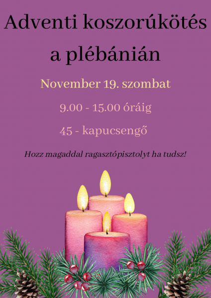Adventi koszorukotes 2022