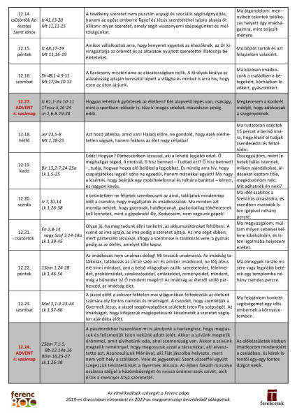 Adventi készület 2023
