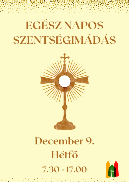 Egész napos szentségimádás