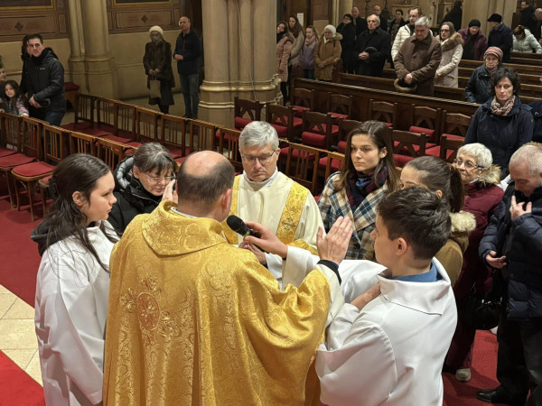 Családok megáldása