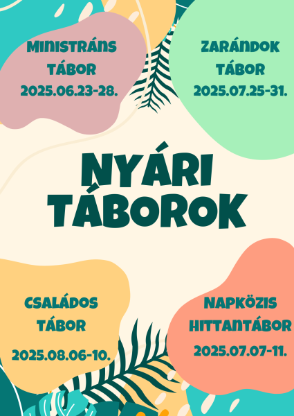 Nyári táborok - 2025