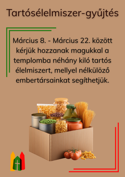 élelmiszer gyűjtés 2026 húsvét
