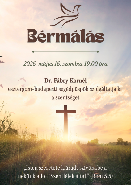 Bérmálás - 2026