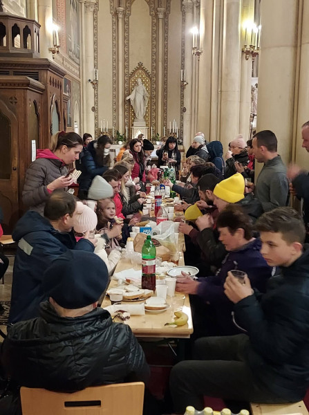 Megérkeztek az első Ukrán menekültek - 2022.02.27.