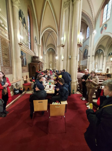 Megérkeztek az első Ukrán menekültek - 2022.02.27.